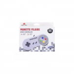 Manette filaire FREAKS AND GEEKS Gris pour Super Nintendo SNES