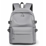 Trendikas kolledži tudengi suure mahutavusega moekas seljakott reisimiseks ja pendelr&auml;ndeks hall v&auml;rv