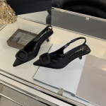 moodne terava varbaga naiste sandaalid 2024 Uued moekad peokleit-kingad Must punane beež &otilde;hukesed k&otilde;rged kontsad rihmapandlaga pumbad 35-39 5.5 must