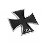 Raudrist kroommetall Saksamaa 1813 Malta vooruslikkuse s&uuml;mbol medaliristi embleem mootorratta auto stiil m&auml;rgi kleebised kleebis Auto Pat must