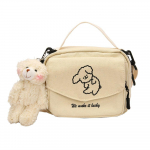 Naiste mood l&otilde;uend v&auml;ike kandiline kott Korea versioon Multifunktsionaalne armas koer &uuml;he &otilde;laga diagonaalne mobiiltelefoni pakett valge