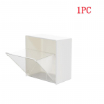 Kodu Vannituba Tolmukindel Seinale Paigaldatav Klappkaanega Korraldaja Ilma Puurimiseta Hambaniit Vatipulgad Meigipadjad Hoiukarp Kodu Kontoritarbed Vajalikud Valge One Size valge