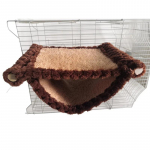 Pehme Tricken Plush hamster rippuv v&otilde;rkkiik Puuvillane siil rott merisea puhkekoht magamisvoodi onni telk V&auml;ike lemmiklooma puuri tarvikud S 20X14X10cm kohv