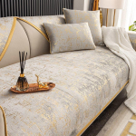 Luksuslik laserkulla diivanipadjad elutuba Tipptasemel kaasaegne talvine libisemiskindel istmer&auml;tik Four Seasons universaalne k&auml;etugede r&auml;tikukatte riie 90*160CM