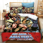 He-Man Universumi Meistrid Voodipesu Komplekt Tekikott Magamistoa Tekikoti Katted &Uuml;he Inimese Twin King Suuruses Tekikate 70x133cm 2pcs