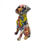 Dog Figure Sculpture for Display on Home Table