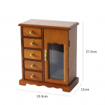 &Uuml;hev&auml;rviline retro lihtne ehtekarp Kaelakee S&otilde;rmus K&otilde;rvar&otilde;ngad Ehted Aksessuaarid Peen hoiukarp 23.5&times;12&times;27.5