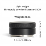 Kohvijaotur espresso jaotust&ouml;&ouml;riist/tasand 3 nurga all reguleeritav peopesa tamper Sobib 51/53/58 mm portafiltriga