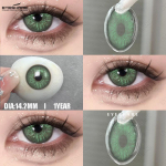 EYESHARE Colored Contact Lenses 2PCS Green Fashion Annual Color Lenses Gray Natural Eye Soft Lenses Blue Lenses Colored Beauty Lenses