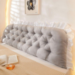 Voodipea padi Pehme pakett Voodipadi &Uuml;hiselamu suur seljapadi padi padi t&uuml;drukud magamisdiivan v&ouml;&ouml;kaitse 50*150cm beež