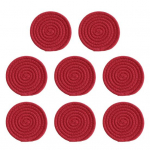 8 tk puuvillasest riidest joogialused Imavad alusalused kohvilauale punutud alusalused Kuumakindel lauakaitsematt k&otilde;ikidele tassidele 8pcs