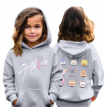 Laste mood vabaaja topp Stray Kids Korea kombineeritud tr&uuml;kiga pusa 160