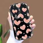Armas koomiksimustriga kreemjas tekstuuriga korpus Lainelise servaga pehme silikoonkaanega telefoni&uuml;mbris Huawei Honor Infinix Tecno iPhone'i jaoks iPhone 11 Pro Max puhas