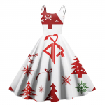 Naiste j&otilde;ulukingitused j&otilde;uluvana m&uuml;ts, tr&uuml;kitud seksikas &otilde;lavaba punk vintage kleit XXL