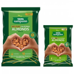 TATA Sampann Puhas California mandel terve | 1 kg v&auml;&auml;rtuspakend & Tata Sampann Puhas California mandel terve & Kuivatatud puuviljad | 500 g