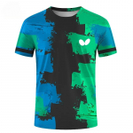 Meeste T-s&auml;rk Kiiresti kuivav Sport Tennis Riided Mood 3D Printimine Sulgpallivormid Naiste Treening T-s&auml;rk Meeste Topid T-s&auml;rgid L