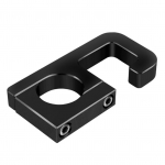 22 mm mootorratta konksud Universaalsed raskeveokite alumiiniumist elektrilise jalgratta juhtraua riidepuu kiivrite jaoks Jalgratta kott Pagasihoid punane