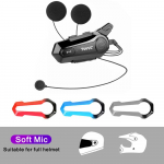 X1Plus Mootorrattakiivri Intercom Bluetooth 5.0 Peakomplekt 2 S&otilde;itjale 1000M Intercomi Kaugus Juhtmevaba Side Raadiosaatja