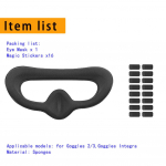 Sponge Eye Mask for Dji Goggles 2/3 Goggles Integra Replacement Eye Mask N&auml;opadja kattepolster DJI AVATA 2 tarvikutele
