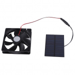 P&auml;ikesepaneeli ventilaator Professionaalne p&auml;ikeseenergial t&ouml;&ouml;tav v&auml;ljat&otilde;mbeventilaatori komplekt Chicken Coops kasvuhoonete varjualustele lemmikloomadele