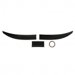 3 tk l&auml;ikiv must pagasiruumi tagaspoiler, reguleeritav tagaluugi spoiler, universaalne Seadanile