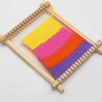 Wooden Craft Weaving Loomk Hands on Skills, Hand Eye Coordination for Girls Women