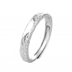 Statement Ring Reguleeritav paaris&otilde;rmus Poleeritud valge abieluaastap&auml;eva kingitus Unisex Sobivad s&otilde;rmused Lihtne stiil armastuse m&auml;rk