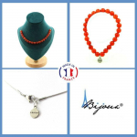 Pierres et Min&eacute;raux. Parure bijoux Bracelet Collier 20 Perles Cornaline d'Uruguay qualit&eacute; Taille personnalisable.