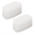 2 tk P&otilde;rgatav kuppelhajuti Valge digikaamera v&auml;lgu hajuti 320EX v&auml;lgu jaoks