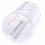 10 tk 600 ml plastist v&auml;rvi segamistopsid Segamisn&otilde;u v&auml;rvi segamise kalibreeritud tass