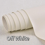 Isekleepuv PU-nahast parandusplaaster, nahast plaastrid m&ouml;&ouml;blile autoistme parandamiseks, nahaparandusteip, must 20*30cm valge