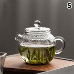 150ml/5oz Mini L&auml;bipaistev Klaasist Teekann K&otilde;rge Borosilikaat Kuumade Jookide jaoks Teekann &Uuml;hele Inimesele Kasutamiseks Kung Fu Tee Kodu Kontori Kohviku jaoks