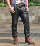 Veekindlad PU-nahast mootorrattas&otilde;idup&uuml;ksid koos tuulekindla v&ouml;&ouml; ja kaitsevarustusega S must