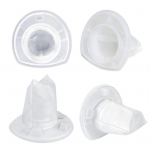 4 tk asendusfiltrid k&auml;eshoitavad vaakumfiltrid korduvkasutatavad pestavad lihtsalt paigaldatavad vaakumfiltrid Black Deckeri VF110 osad 4pcs