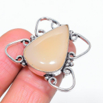 Orange Aventurine Handmade 925 Sterling Silver Jewelry Ring Size 6 y7y60