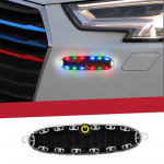 Autodele P&auml;ikese Stroboskoop Hoiatusvalgusti LED Stroboskoop Juhtmevabad P&auml;ikesevalgustid Veoautodele P&auml;ikeseenergial t&ouml;&ouml;tavad Hoiatusvalgustid Autodele Mootorrattale United States