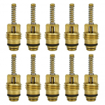 10 tk M8 AC kliimaseadme klapi s&uuml;damikud M8 klapi s&uuml;damiku osade jaoks tarvikud Kuldne M8 A/C klapi s&uuml;damik CHINA