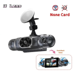 Autokaamera 1080P 3/4 objektiiviga videosalvesti WIFI &Ouml;ine n&auml;gemine Eesmine vasak parem Tagurduskaamera Auto lisatarvik Kriipsukaamera 3 Lens must