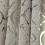 1 tk Nuan Series 10% pimendav moekas mitmek&uuml;lgne t&uuml;llist personaliseeritud lilleline žakaarkangas l&auml;bikumav kardin k&ouml;&ouml;ki, elutuppa, magamistuppa, aknale, kodukaunistuseks W150cm x L260cm hall