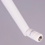 1 tk 2,4 GHz valge WiFi-antenn, 5 dBi antenn, RP SMA isaspistik, 2,4 G antenn