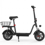 iScooter i12 Folding Electric Scooter, 500W, 36V 7.5Ah, 25km/h, 35km Range, Dual Suspension, 12 Tires, Urban Commuter E-Scooter 36V 500W 7.5Ah