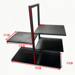 K&ouml;&ouml;gi roostevabast terasest hoiuriiul, valamu, mitmekihiline majapidamisriiul, k&ouml;&ouml;gitarbed Pottiriiul on spetsiaalselt loodud pottide ja riistade hoidmiseks. extra thick pot rack flat plate five layers