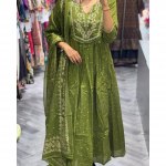 India disaineri top tuunika kurti p&uuml;ksid dupattaga komplekt naistele Bollywoodi salwar &uuml;likond VFP-1844a M-38