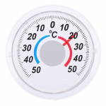 MIT isekleepuv &uuml;mmargune &uuml;lit&auml;pne termomeeter akna, sise-, v&auml;lis-, seina-, kasvuhoone-, aia-, kodu- ja muude kodude jaoks