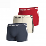 Adidas Originals Mugavad Elastsest Puuvillast Bokserid 3-pakk Meeste Aluspesu 4A1M56-901 M