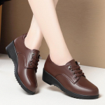 Kevad S&uuml;gis Naiste Moodsed Kingad Naisele Ehtne Nahk Kiil Casual Kingad Ema K&otilde;rged Kontsad Mugavus &Uuml;hed Kingad 38