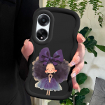 V&auml;rvitud muster Big Wave Edge pehme silikoon materjal Macaron telefoni &uuml;mbris p&otilde;rutuskindel kaitsev kummist &uuml;mbris OPPO Reno Realme jaoks OPPO A8 roosa