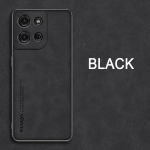 &Uuml;mbris Motorola Moto Edge 60 Fusionile Luksuslik lambanaha nahast telefoni&uuml;mbris Moto Edge60 Stylus 60 Pro 50Fusion Edge50 jaoks Matt silikoon For Edge 50 Neo 5G