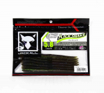 Jackall Soft Lure Flick Shake 5,8 tolli Green Pumpkin Gold Chart (5156)