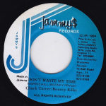 7-tollise plaadi padrun CHUCK TURNER / BOUNTY KILLER - Don't Waste My Time NONE Jammy's Records 1994 Jamaica Reggae, Ska & Dub Kasutatud